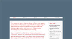 Desktop Screenshot of gentryfinancialgroup.com